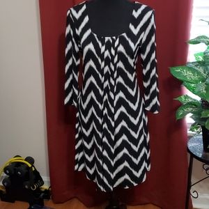 Black and white dress